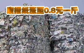 废报纸涨至0.8元一斤